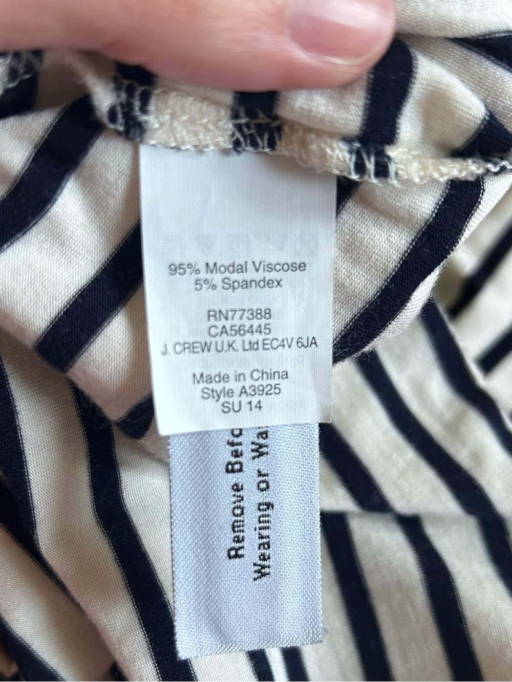 J.Crew Navy and White Striped Maxi Skirt - Picture 4 of 7